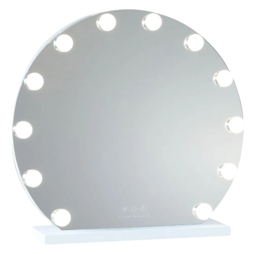 Semicircular LED Mirror