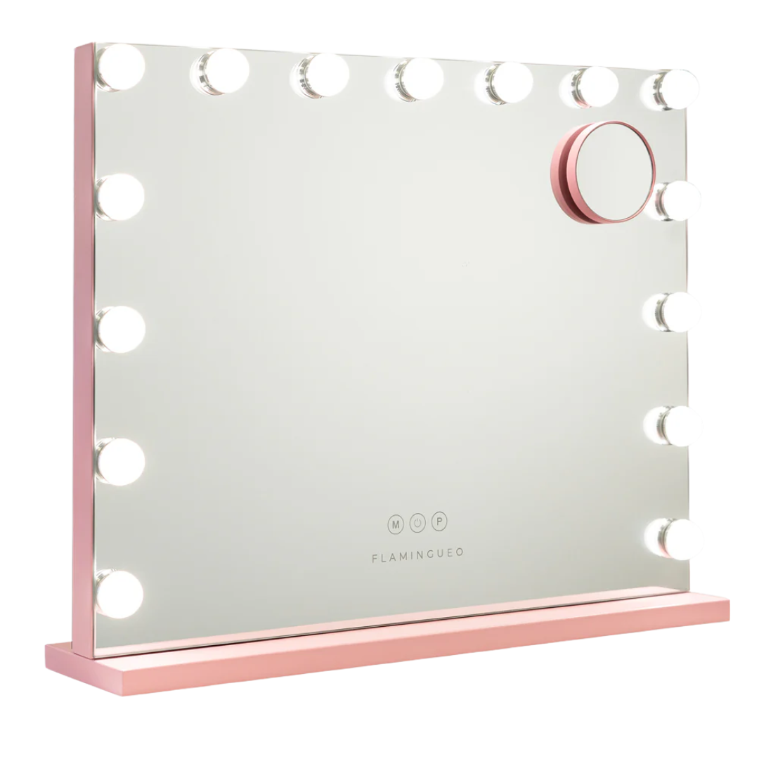 KIM LED Makeup Mirror | Pink