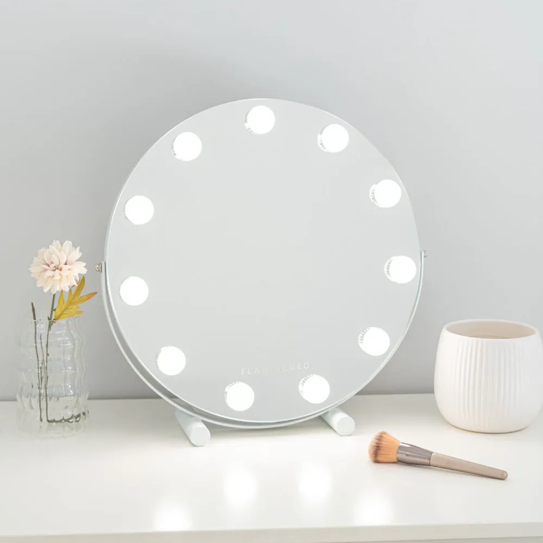 Circular LED Mirror