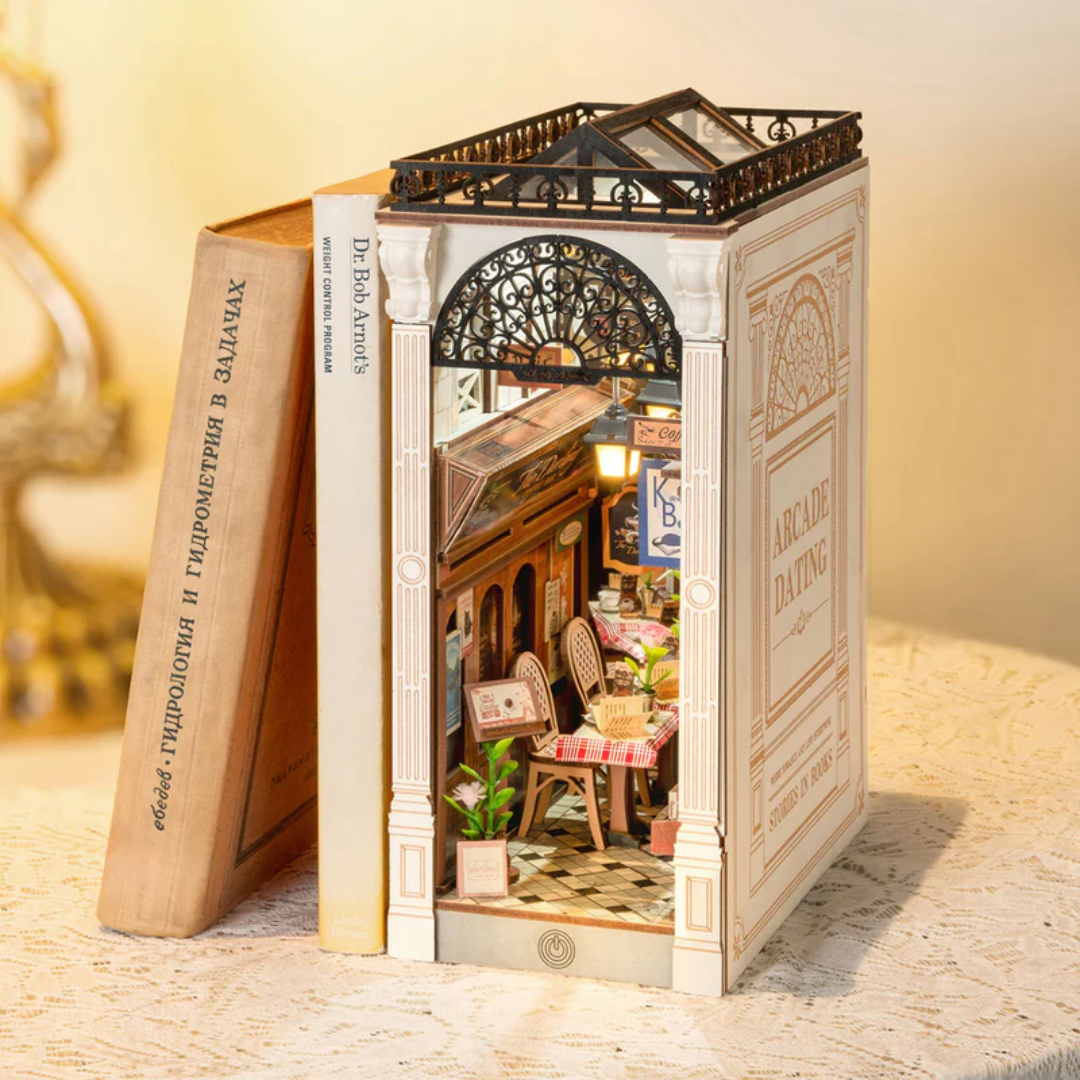 Wooden 3D Puzzle | Arcade Dating Book Nook