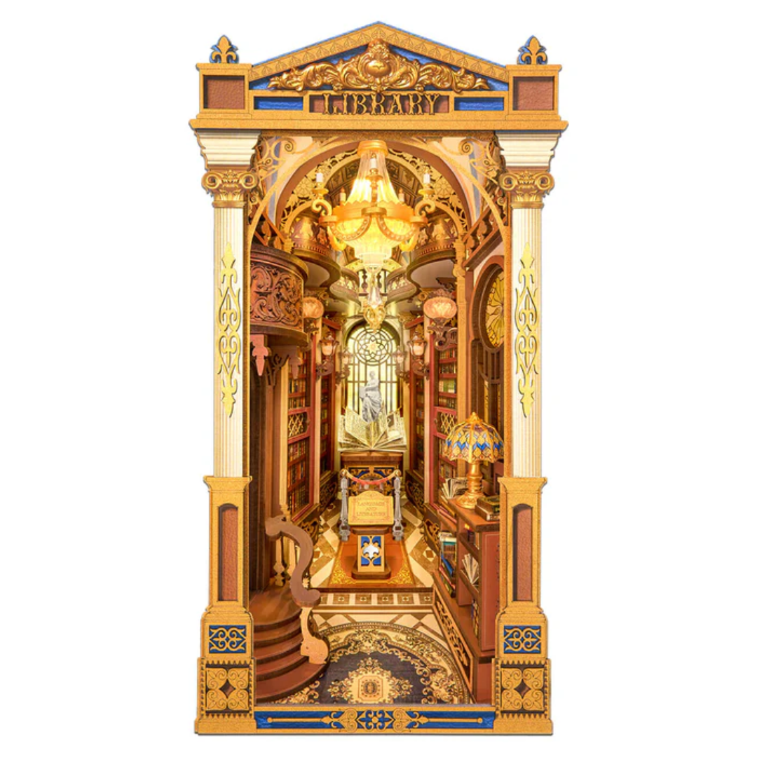 Wooden 3D Puzzle | Library Of Wonders Book Nook