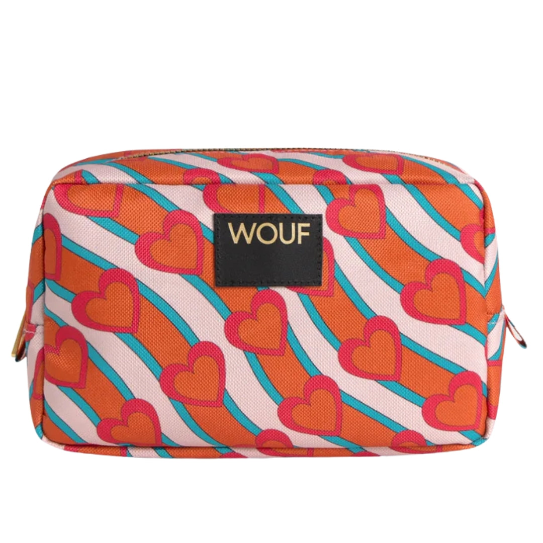 Wouf Large Toiletry Bag | Heartbeat