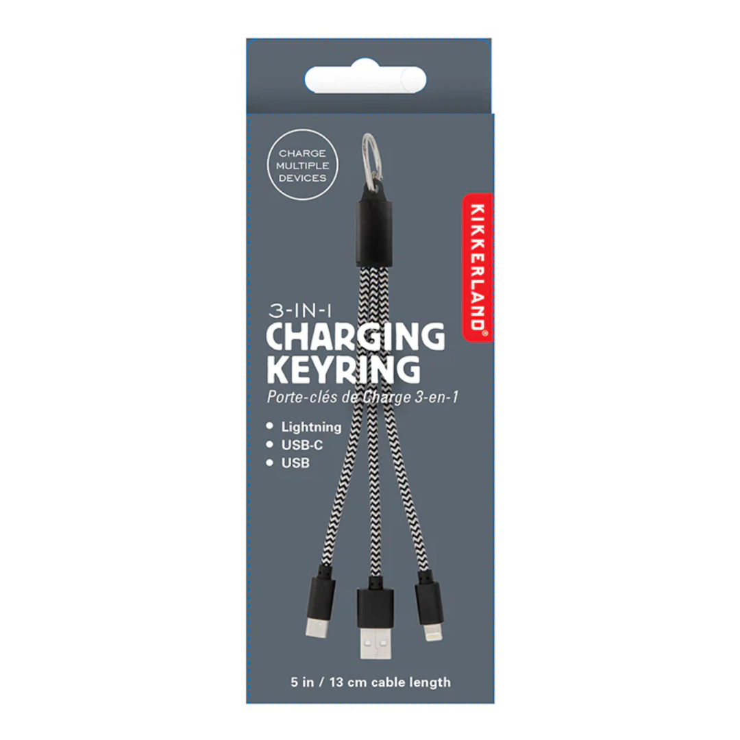 3-in-1 Charging Keyring