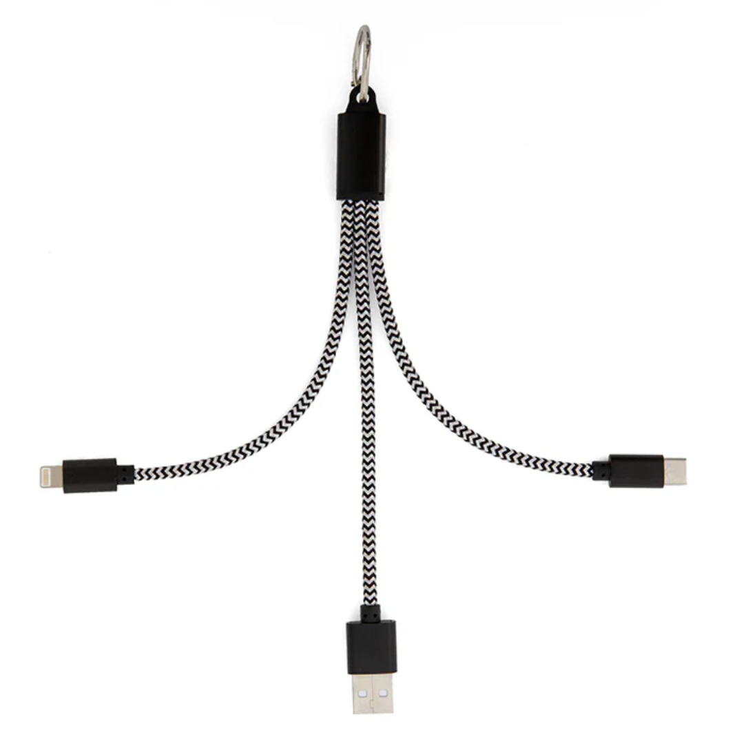 3-in-1 Charging Keyring