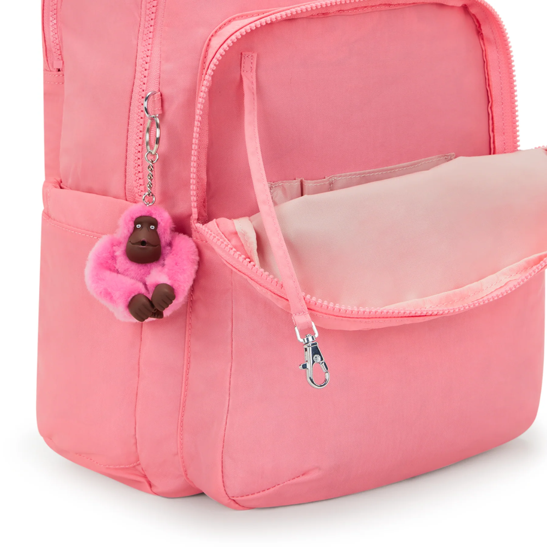 Kipling Seoul Lap Backpack | Coral Sea