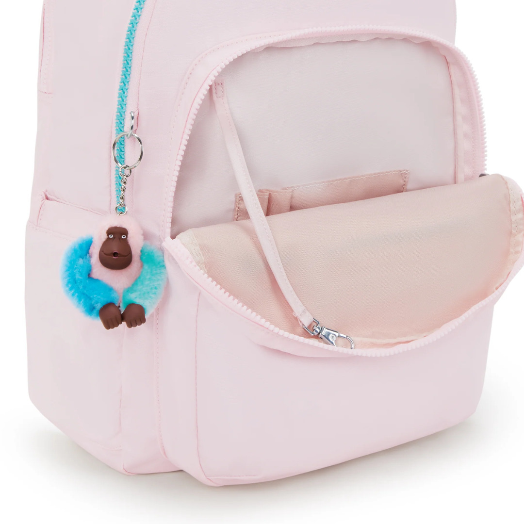 Kipling Seoul Lap Backpack | Sea Pink