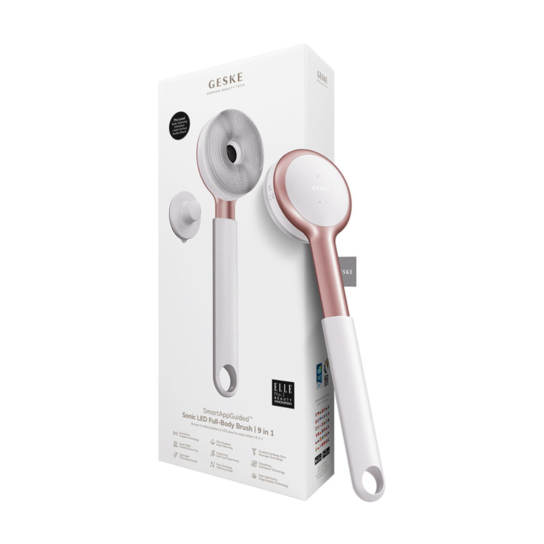 Sonic LED Full-Body Brush & Intensive Exfoliator 9 in 1