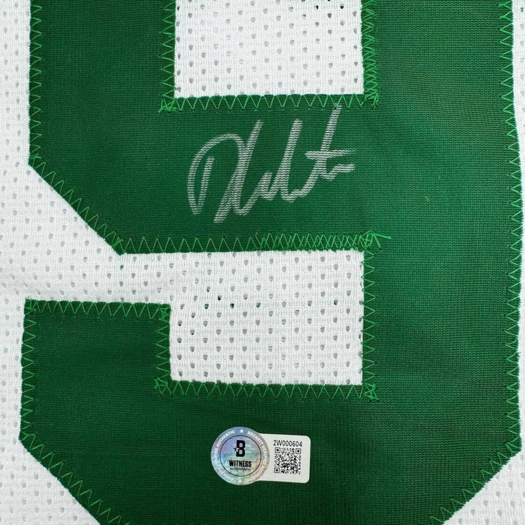 Derick White Jersey PERSONALLY SIGNED AND FRAMED