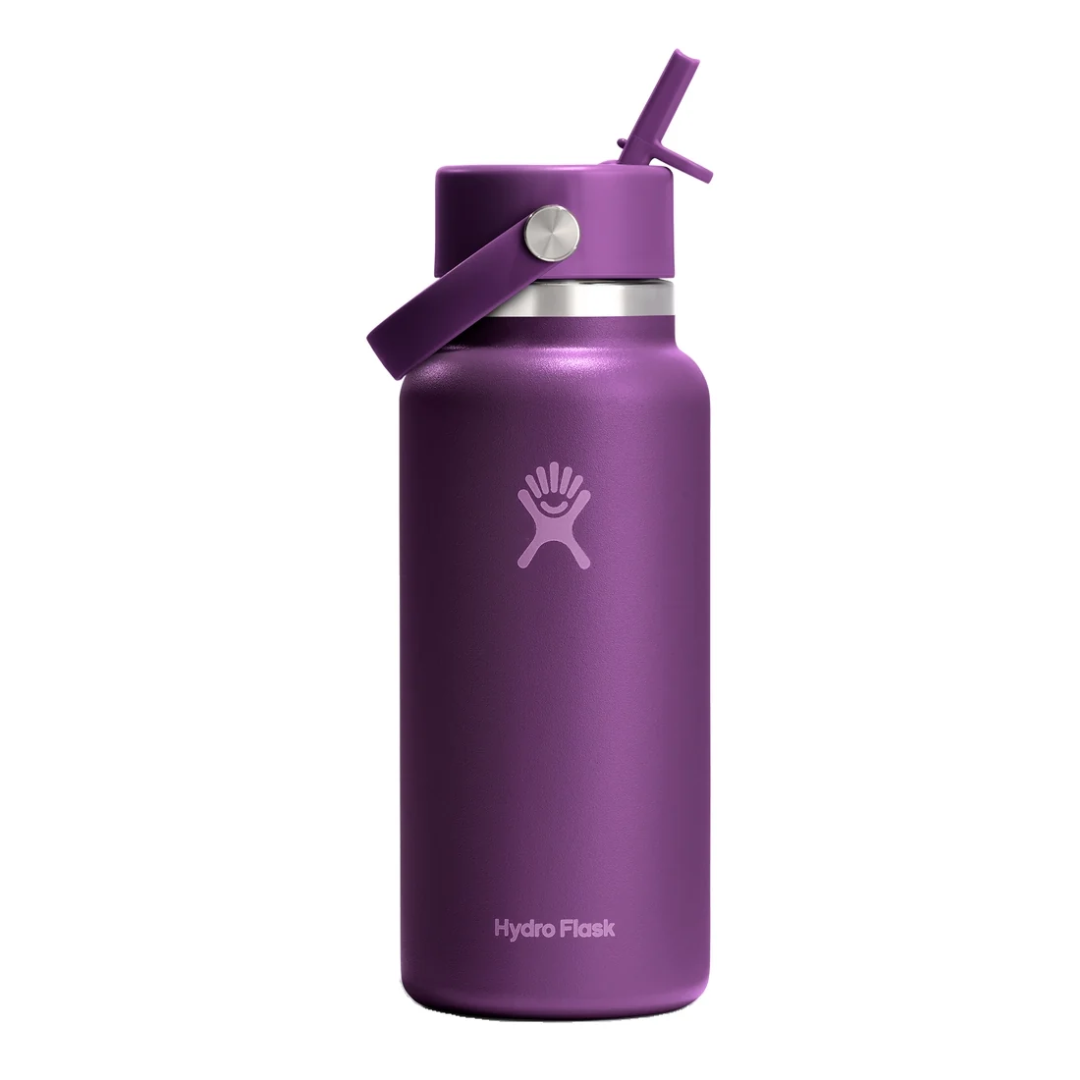 Hydro Flask 32 OZ Wide Flex Straw Cap | Beachplum Purple