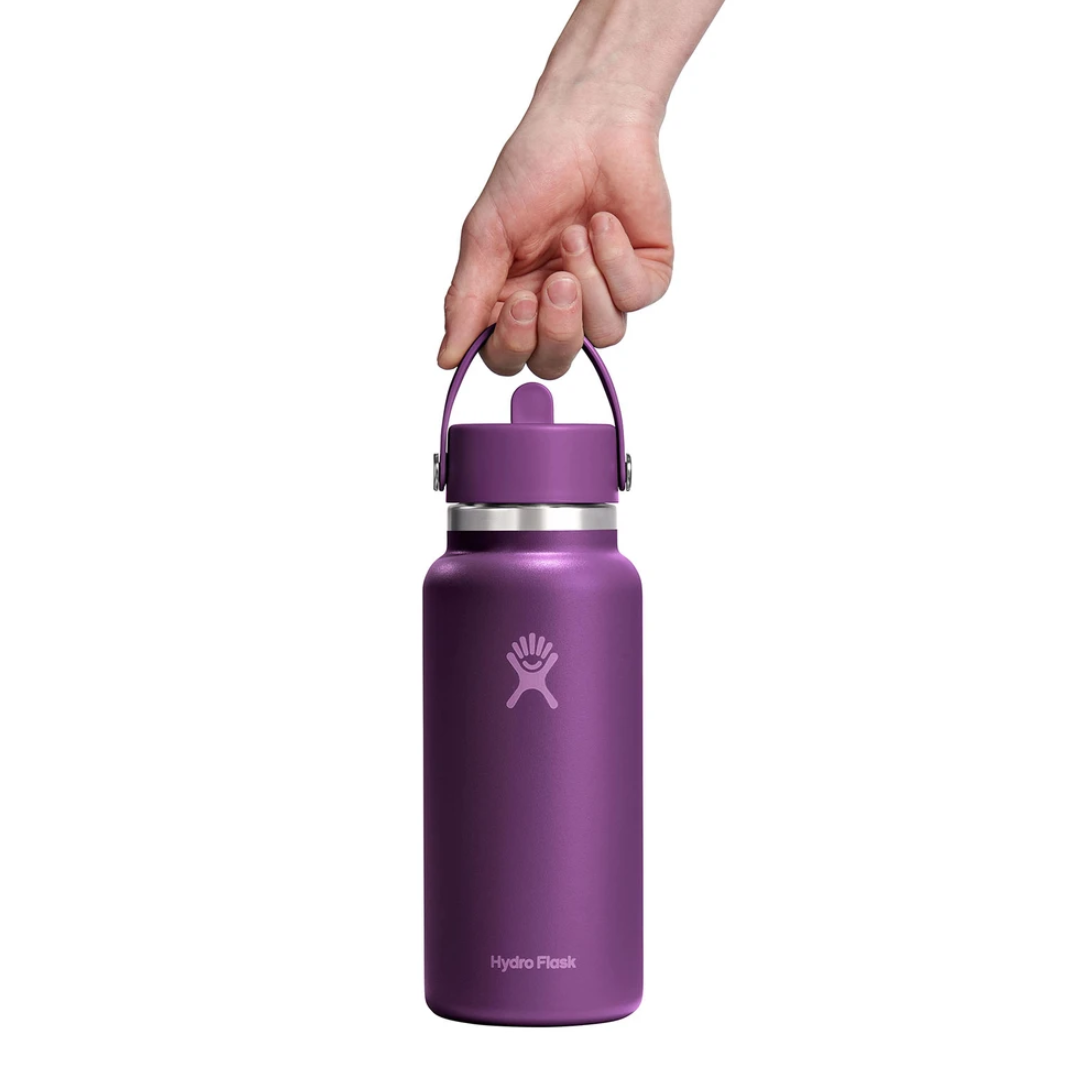 Hydro Flask 32 OZ Wide Flex Straw Cap | Beachplum Purple