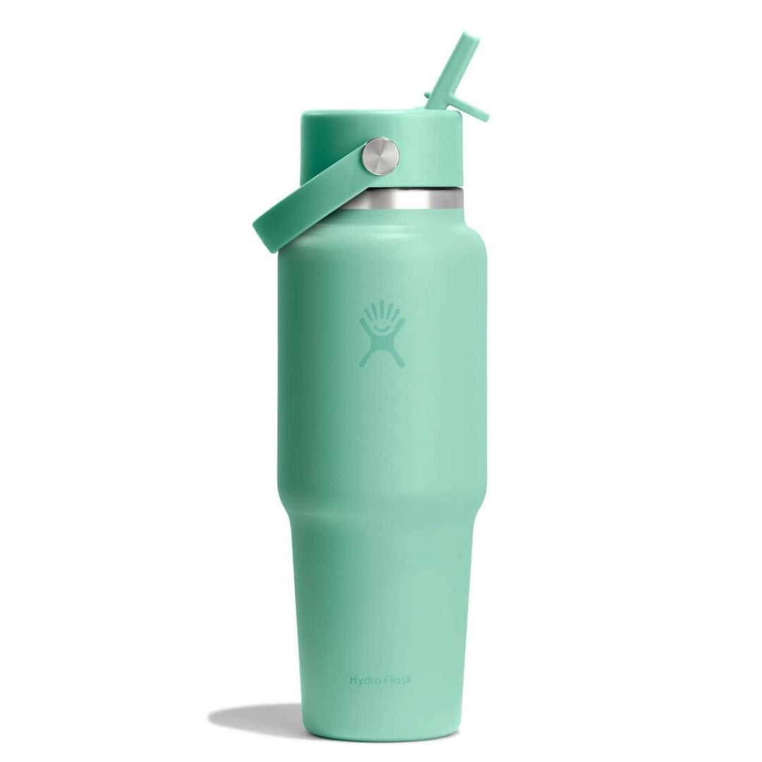 Hydro Flask Travel Bottle with Flex Straw | Mermaid Green