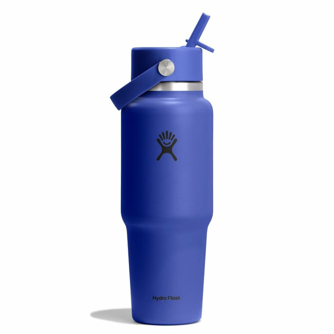 Hydro Flask Travel Bottle with Flex Straw | Capri Blue