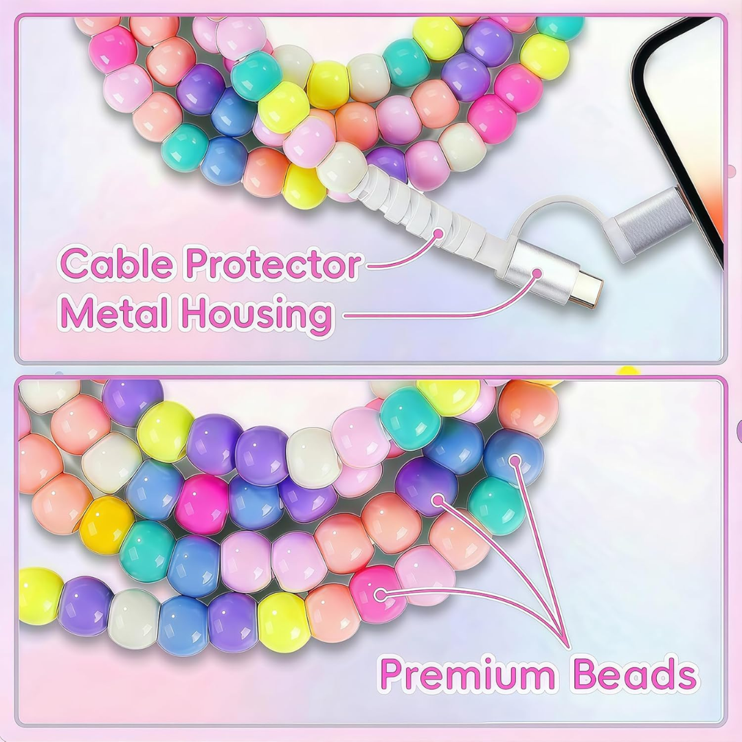 4-in-1 Beaded Charging Cable