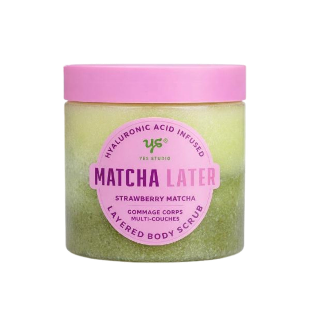 Layered Body Scrub | Strawberry Matcha