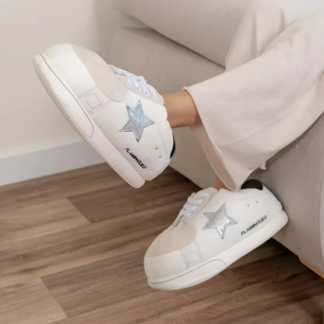 House Slippers | Hollywood Silver