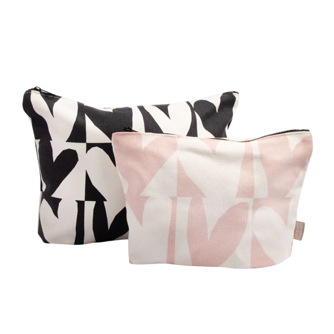 Checkmate Hearts Pouches Set of 2