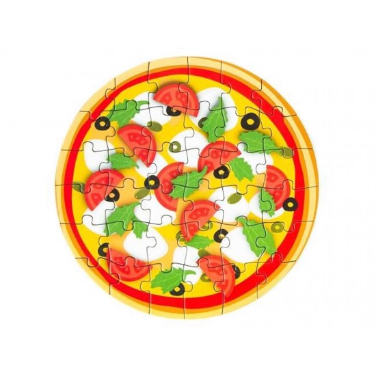 Mini Puzzles Pizza With Glow In The Dark Stickers