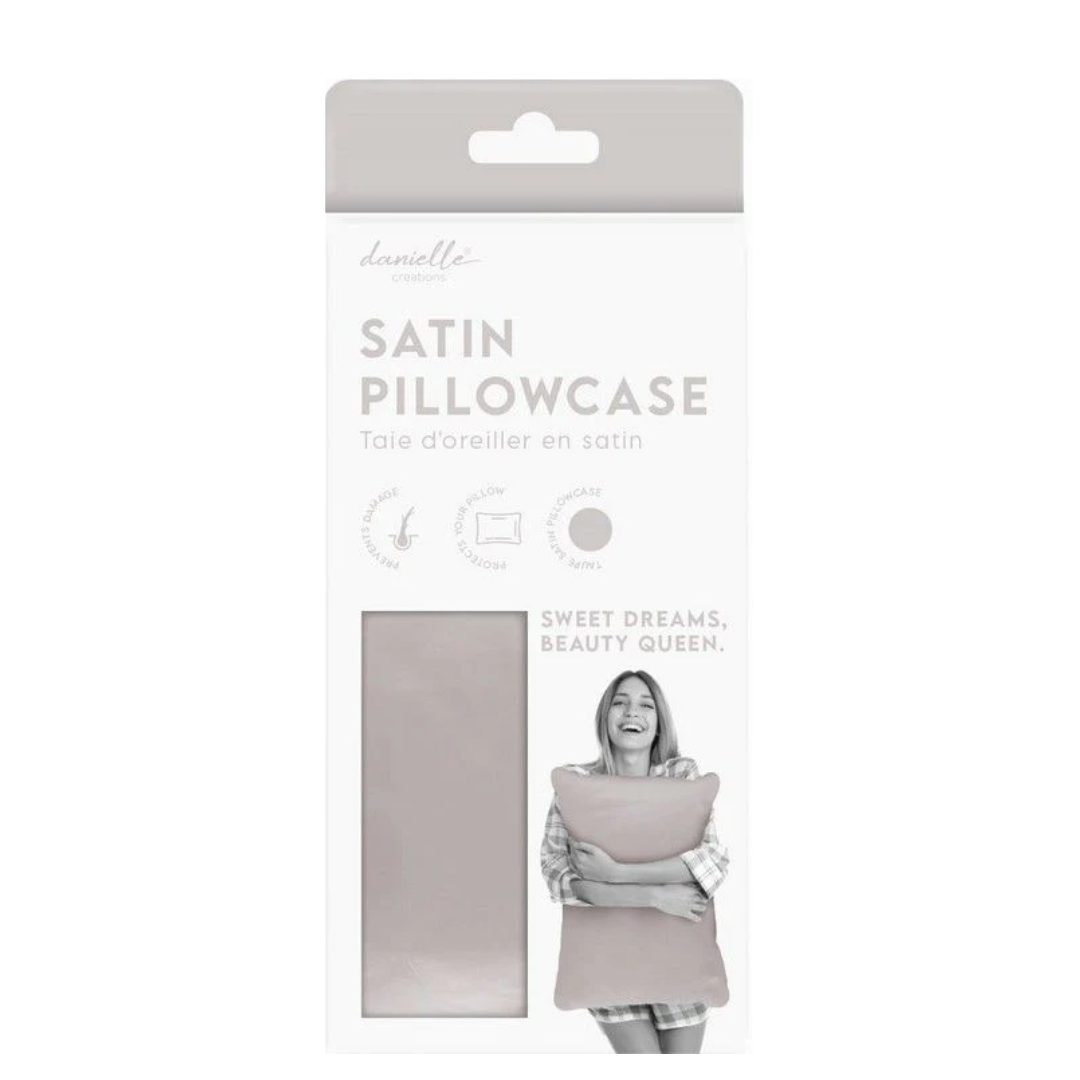 Simply Slouch Satin Pillow Case | Taupe