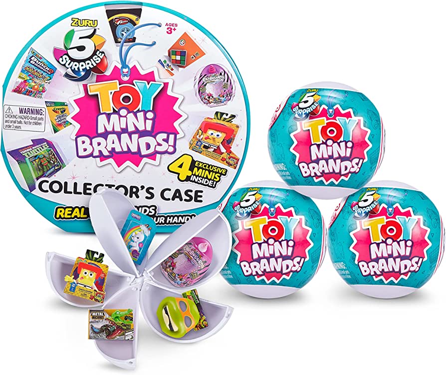 Zuru 5 Surprise Toy Mini Brands Collectors Case With 5 Surprises Series 1