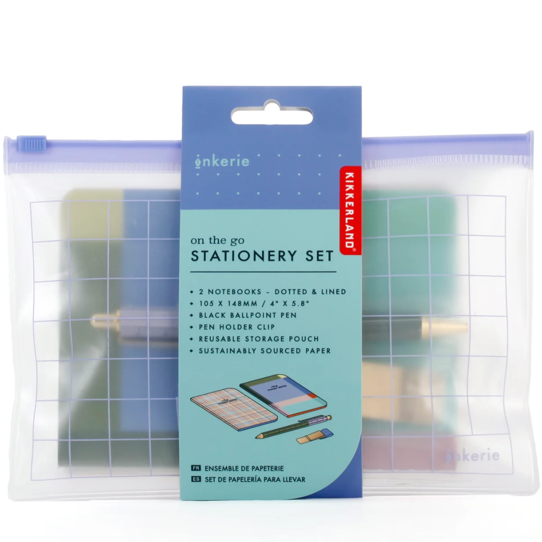 Kikkerland On The Go Stationery Set