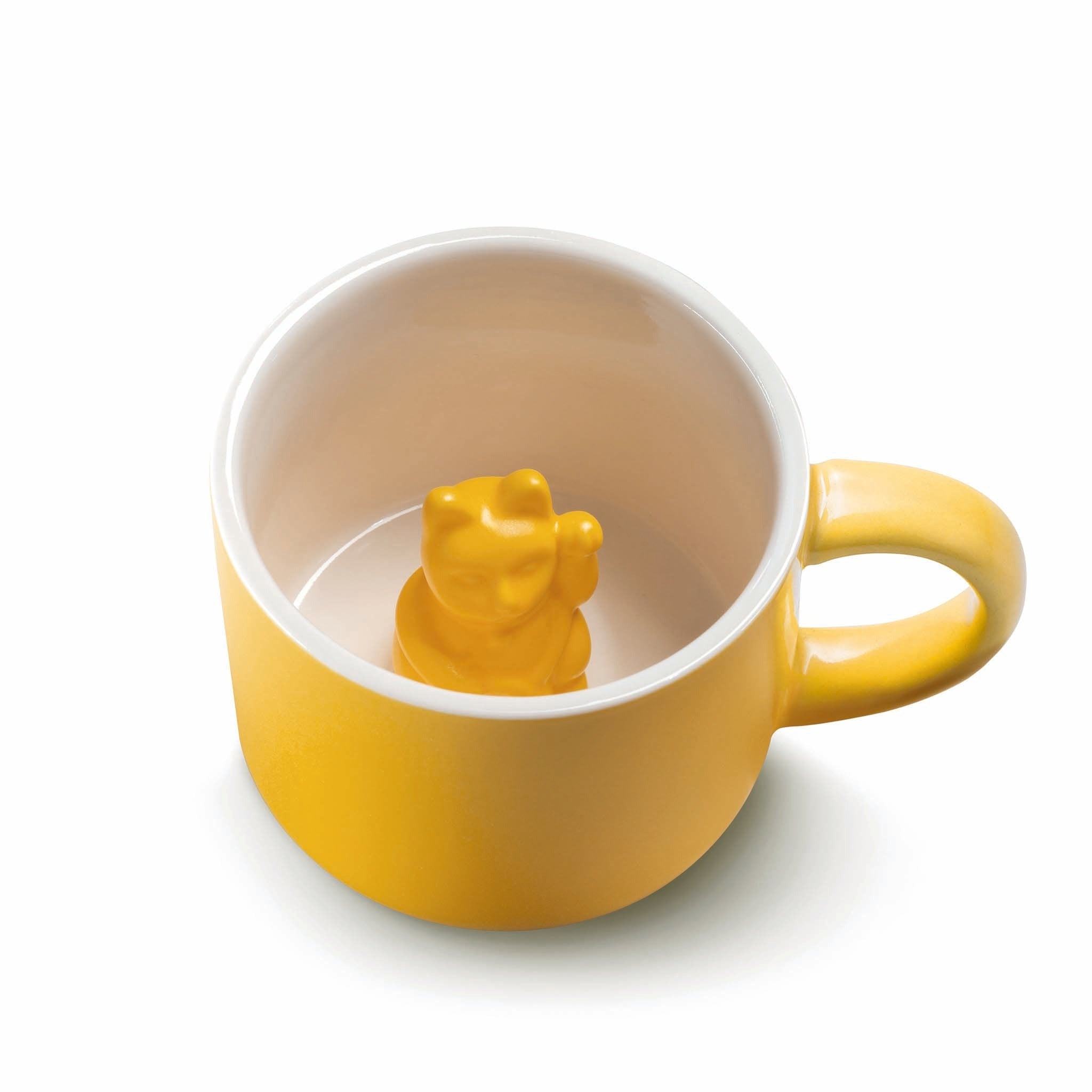 Mug Maneki Neko Luky Cat Yellow