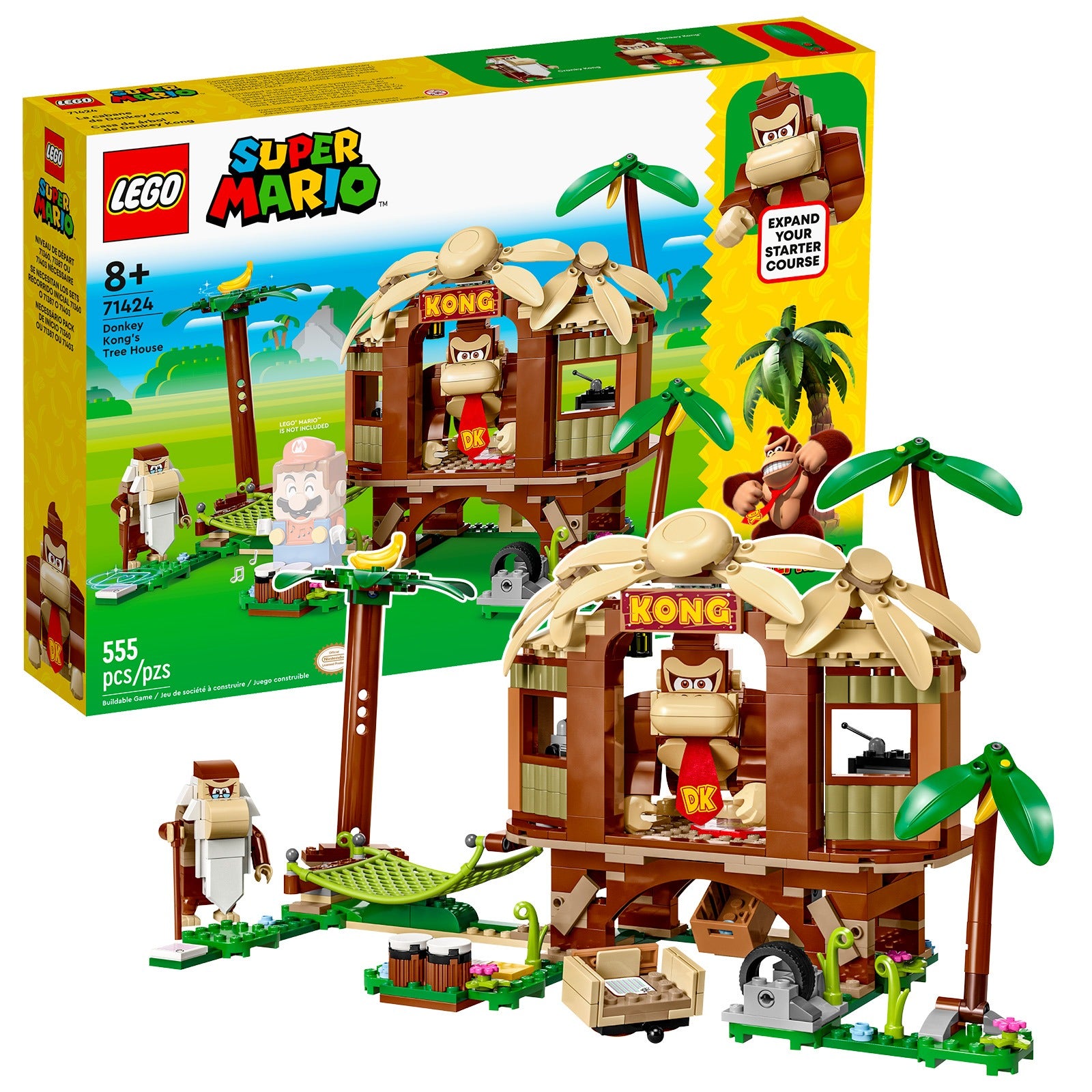 Lego Super Mario Donkey Kong’s Tree House 555 Pcs