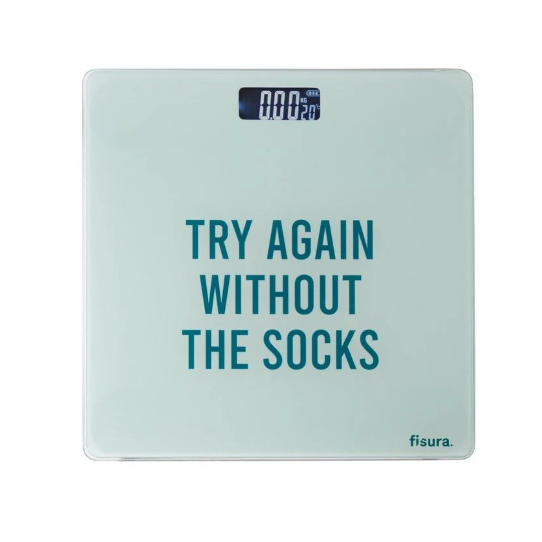 Try Again Without The Socks Scale