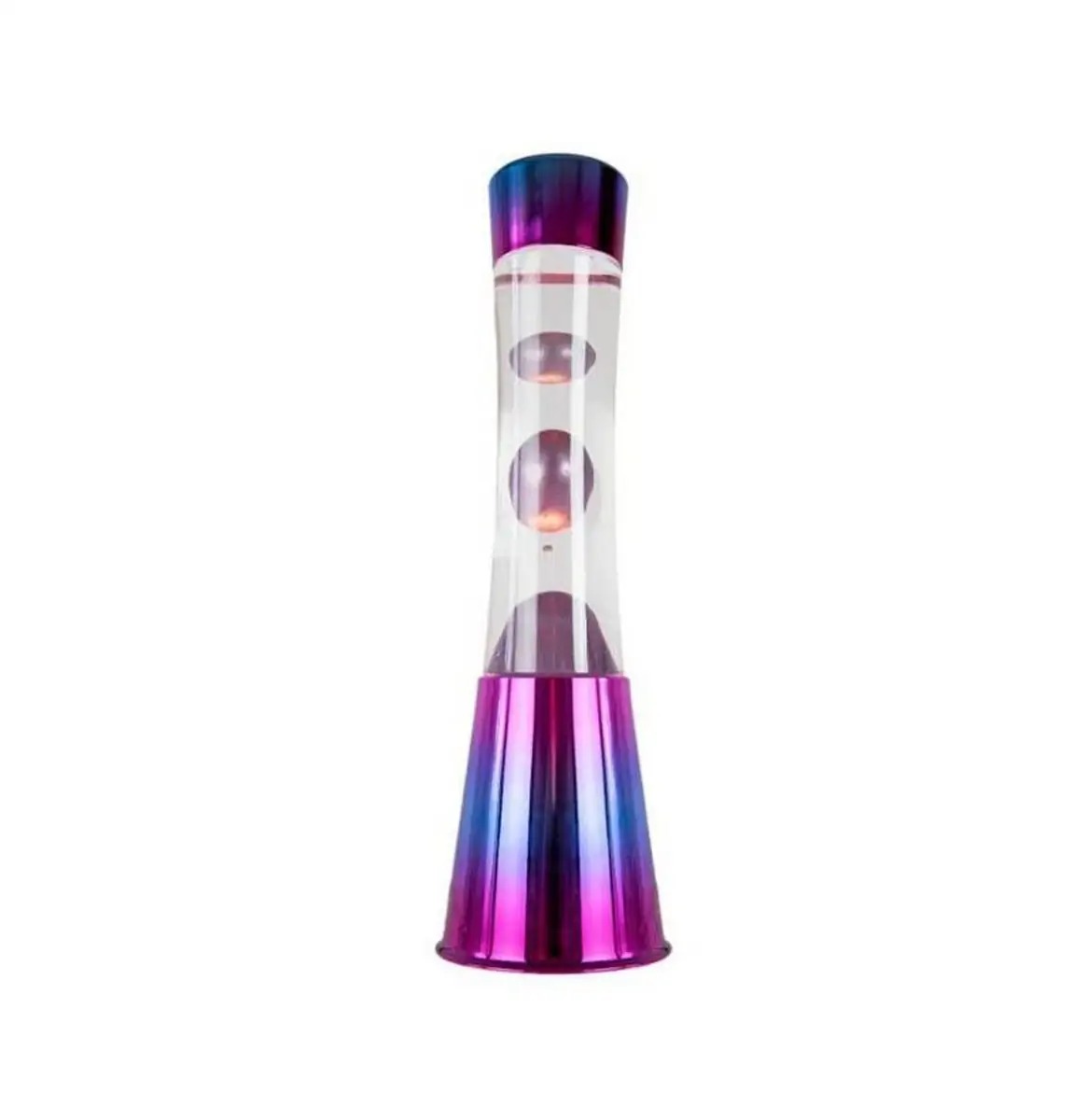 Lava Lamp - Irisdescent With Clear Liquid & Multicolored Metallic Lava