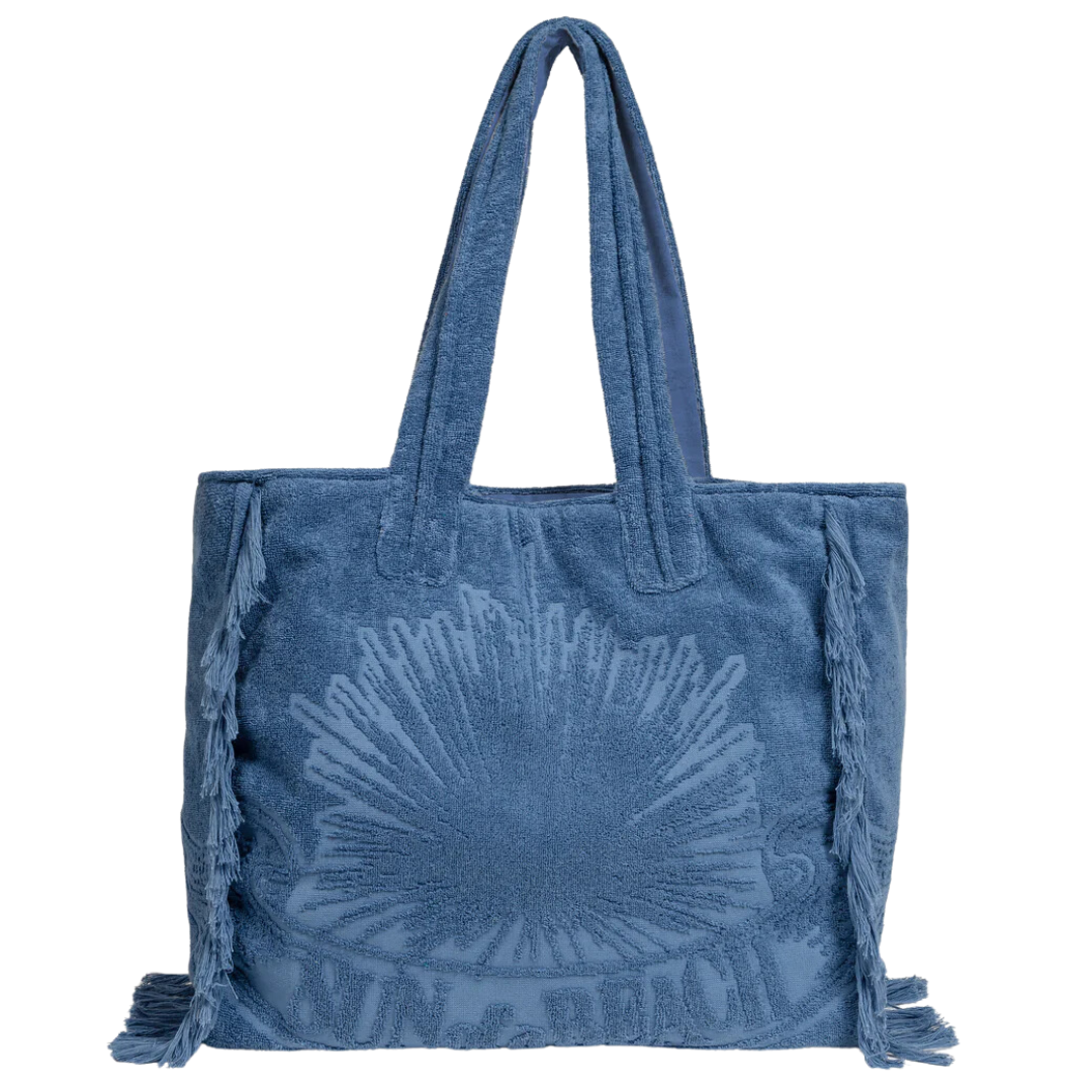 Sun of a Beach Terry Tote Bag | Blue