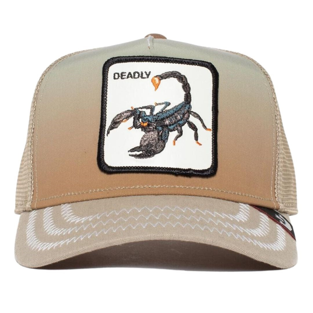 Hat - Goorin Bros Beige Scorpion Trucker