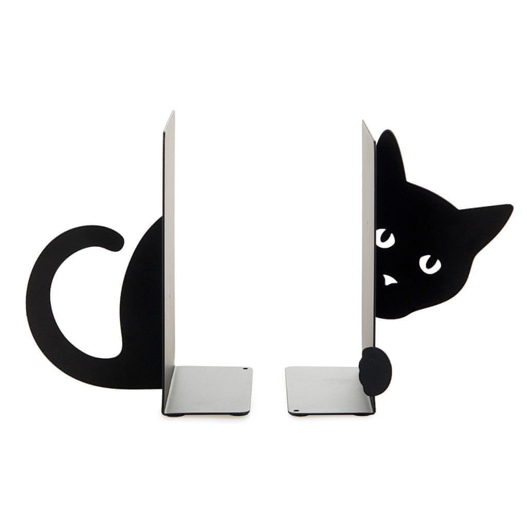 Bookend Hidden Cat Black